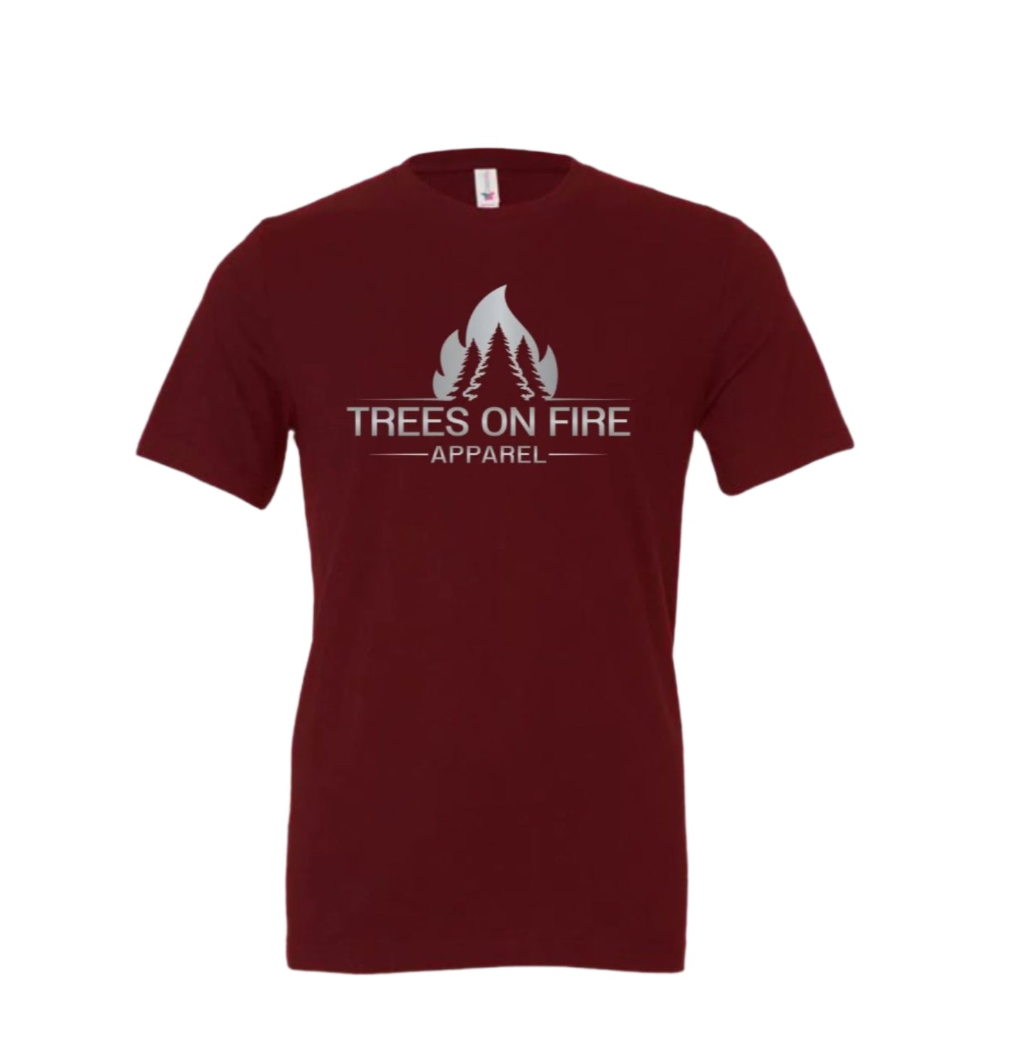 Trees on Fire Apparel - Maroon