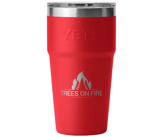 Trees on Fire YETI Tumbler – Rescue Red, 20 oz